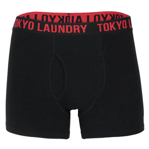 Pellipar ( 2 Pack ) Boxer Shorts Set in Tomato / Light Grey Marl - Tokyo Laundry