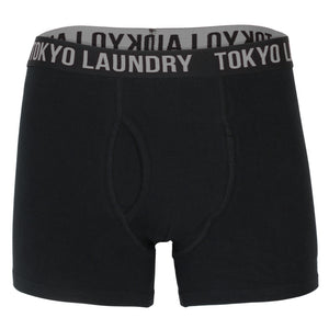Pellipar ( 2 Pack ) Boxer Shorts Set in Tomato / Light Grey Marl - Tokyo Laundry