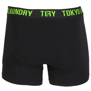 Pellipar ( 2 Pack ) Boxer Shorts Set in Orchid / Laundered Green - Tokyo Laundry