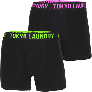 Pellipar ( 2 Pack ) Boxer Shorts Set in Orchid / Laundered Green - Tokyo Laundry