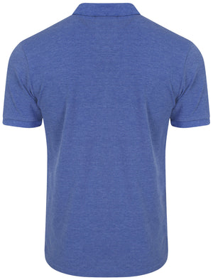 Penn State Polo Shirt in Cornflower Blue Marl - Tokyo Laundry