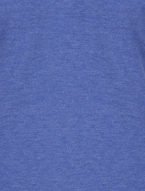 Penn State Polo Shirt in Cornflower Blue Marl - Tokyo Laundry