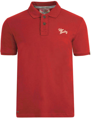 Penn State Polo Shirt in Tokyo Red - Tokyo Laundry