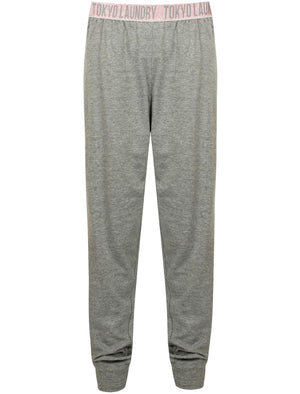 Penny Cotton Lounge Pants in Mid Grey Marl - Tokyo Laundry