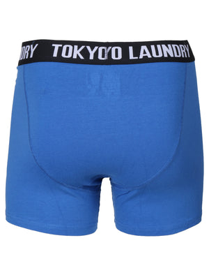 Perth Boxer Shorts in Ocean / Tokyo Red - Tokyo Laundry