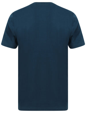 Platfield Motif Cotton Jersey T-Shirt In Gibralter Sea - Tokyo Laundry