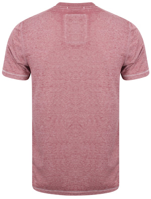 Port Hewlett Motif Burnout T-Shirt In Warm Rose - Tokyo Laundry