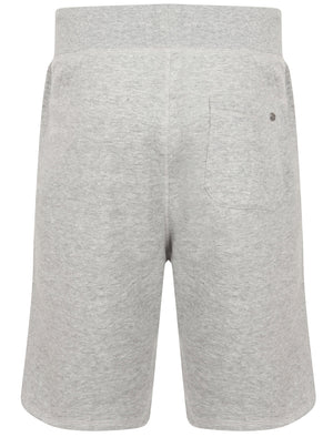 Portland Bay Applique Jogger Shorts In Light Grey Marl - Tokyo Laundry