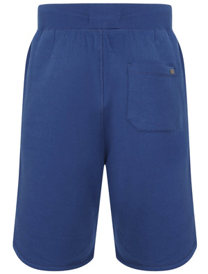Portland Bay Applique Jogger Shorts In Sodalite Blue - Tokyo Laundry