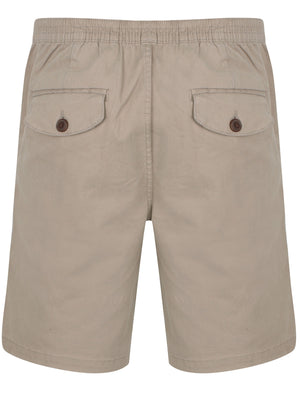 Ramsgate Cotton Chino Shorts In Dark Stone - Tokyo Laundry