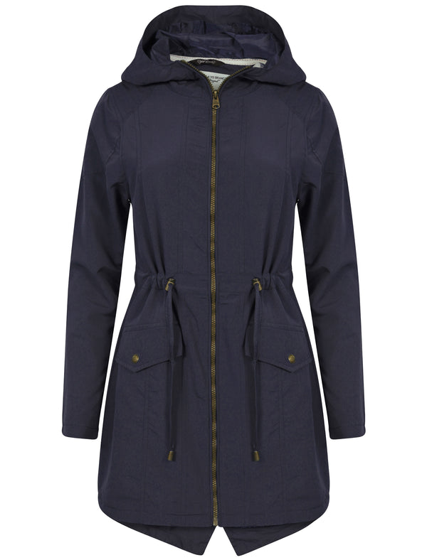 Raquel Parka Jacket in Eclipse Blue - Tokyo Laundry