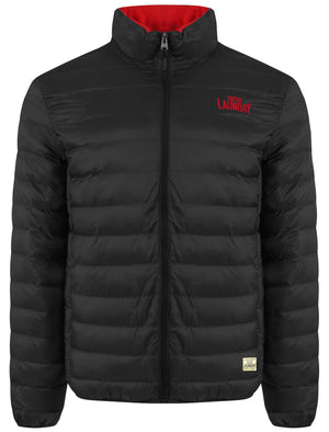 Rawcliffe Quilted Puffer Jacket in Black - Tokyo Laundry