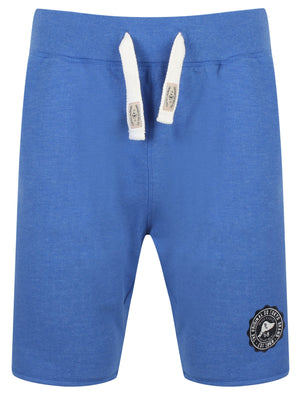 Red Feather Jogger Shorts in Cornflower Blue Marl - Tokyo Laundry