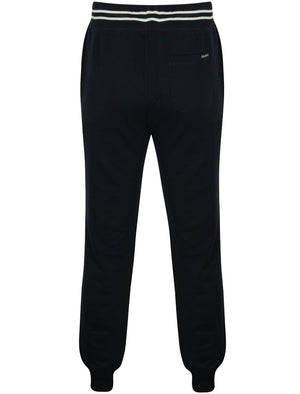 Red Lake Falls Cuffed Joggers in Dark Navy - Tokyo Laundry