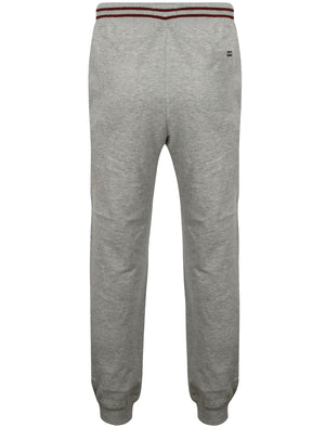 Red Lake Falls Cuffed Joggers in Light Grey Marl - Tokyo Laundry
