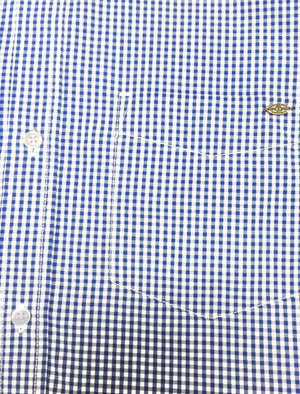 Requiem Gingham Shirt in Ocean - Tokyo Laundry