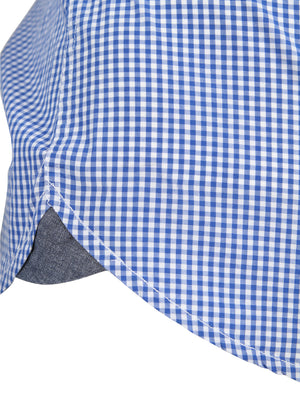 Requiem Gingham Shirt in Ocean - Tokyo Laundry