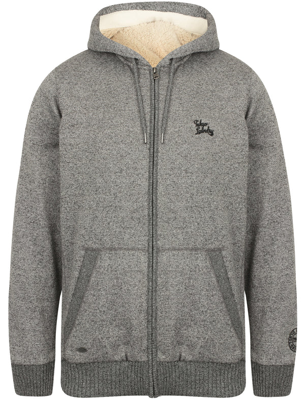 Rimouski Borg Lined Zip Through Hoodie In Black  - Tokyo Laundry
