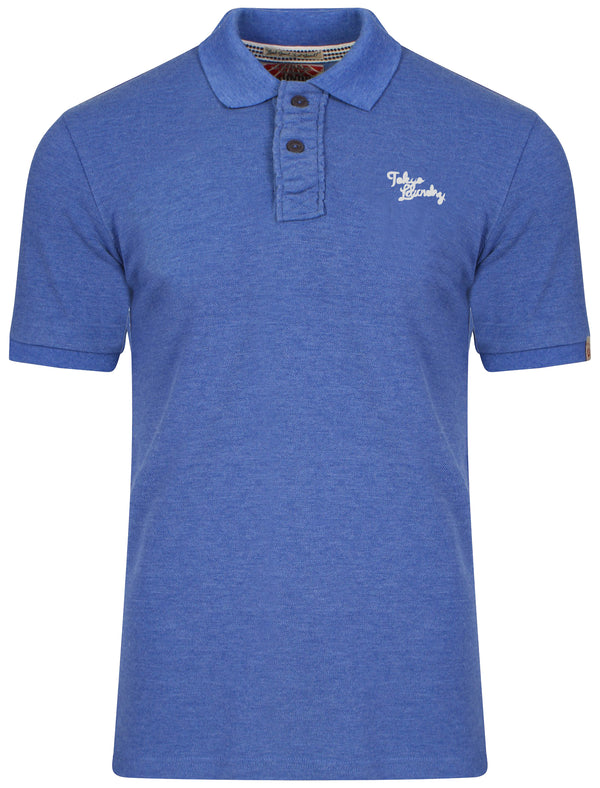 Rochester Polo Shirt in Cornflower Blue - Tokyo Laundry