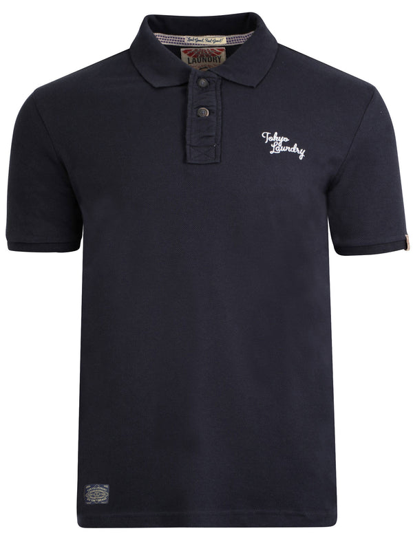 Rochester Polo Shirt in Dark Navy - Tokyo Laundry