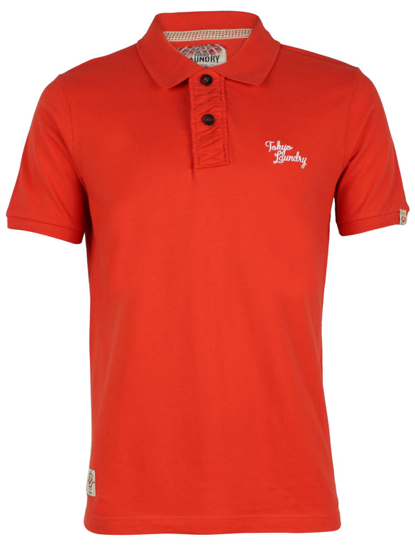 Rochester Polo Shirt in Paprika - Tokyo Laundry