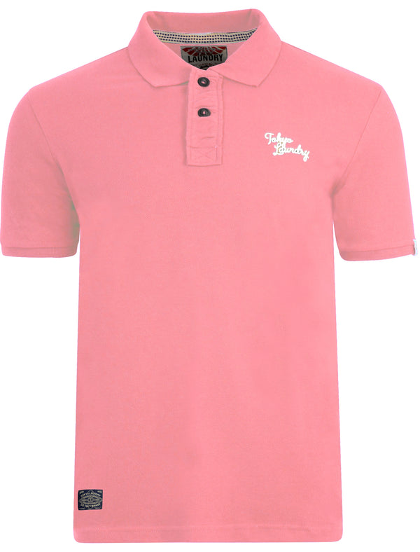 Rochester Polo Shirt in Pastel Pink - Tokyo Laundry