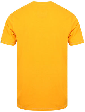 Rookie Crew Neck Cotton T-Shirt In Citrus Orange - Tokyo Laundry