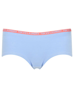 Rosa Chevron Cami Underwear Set in Placid Blue - Tokyo Laundry