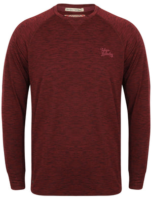 Rushlake Injection Dyed Long Sleeve Top in Oxblood - Tokyo Laundry