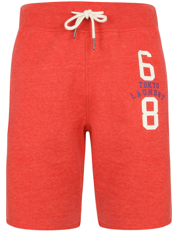 Sani Resort Jogger Shorts In Tokyo Red Marl - Tokyo Laundry