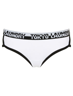 Sassi Sports Bra and Briefs Set in Optic White - Tokyo Laundry