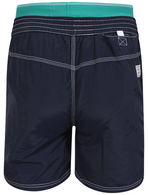 Schader Swim Shorts with Waistband Insert in Dark Blue - Tokyo Laundry
