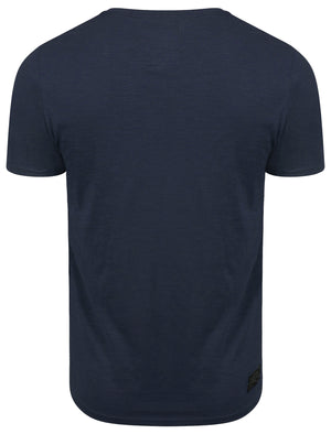 Scoober Motif Cotton T-Shirt in Reflex Blue - Dissident