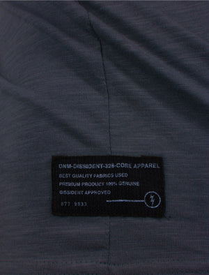 Scoober Motif Cotton T-Shirt in Reflex Blue - Dissident