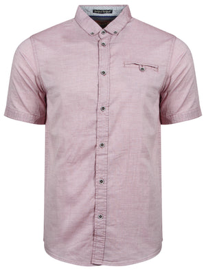 Sedona Short Sleeve Cotton Shirt in Red Plum - Tokyo Laundry