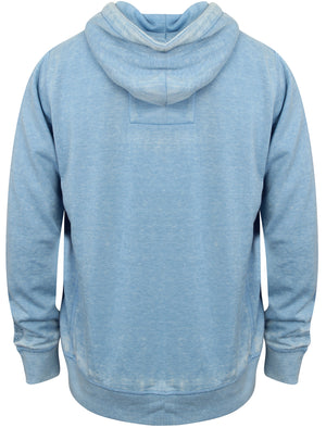 Shelby Hill Burnout Pullover Hoodie in Cornflower Blue - Tokyo Laundry