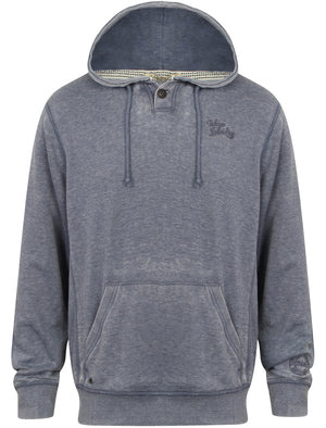 Shelby Hill Burnout Pullover Hoodie in Vintage Indigo - Tokyo Laundry