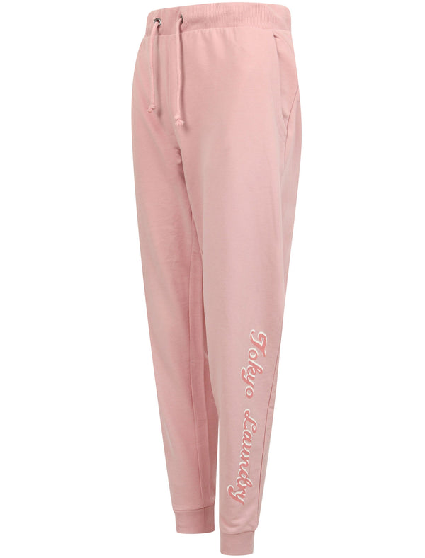 Siobhan Slim Fit Cuffed Joggers In Pink - Tokyo Laundry