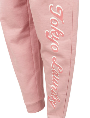 Siobhan Slim Fit Cuffed Joggers In Pink - Tokyo Laundry