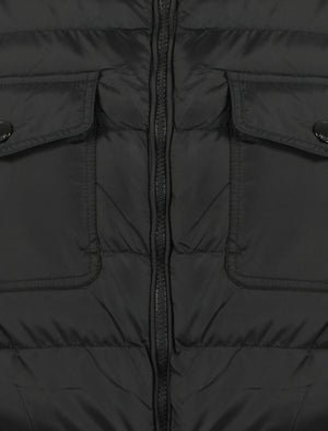 Tokyo Laundry hooded black padded jacket