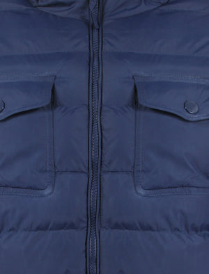 Tokyo Laundry Skagen blue padded jacket