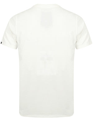 Springfield Motif Cotton T-Shirt In Ivory - Tokyo Laundry