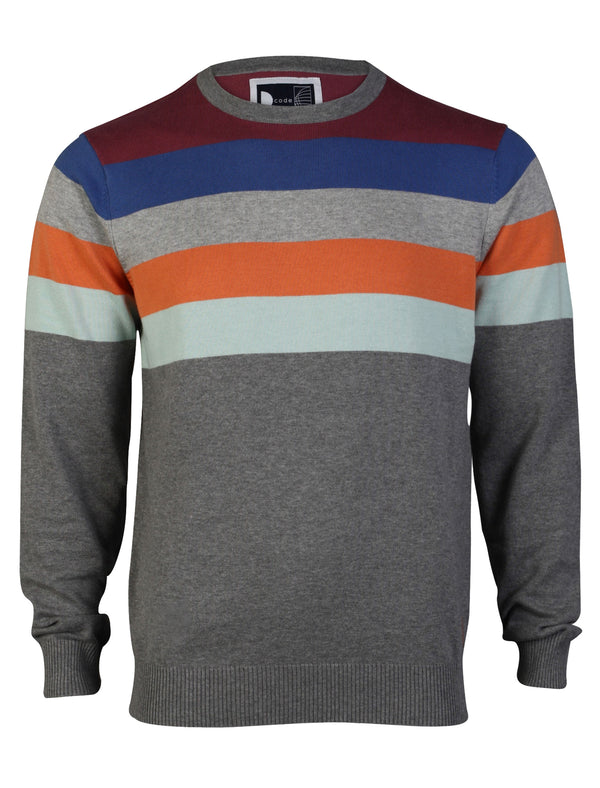 D-Code Stanley Knitted Jumper in Grey