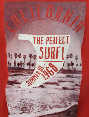 Tokyo Laundry Summer Surf casual t-shirt in Red
