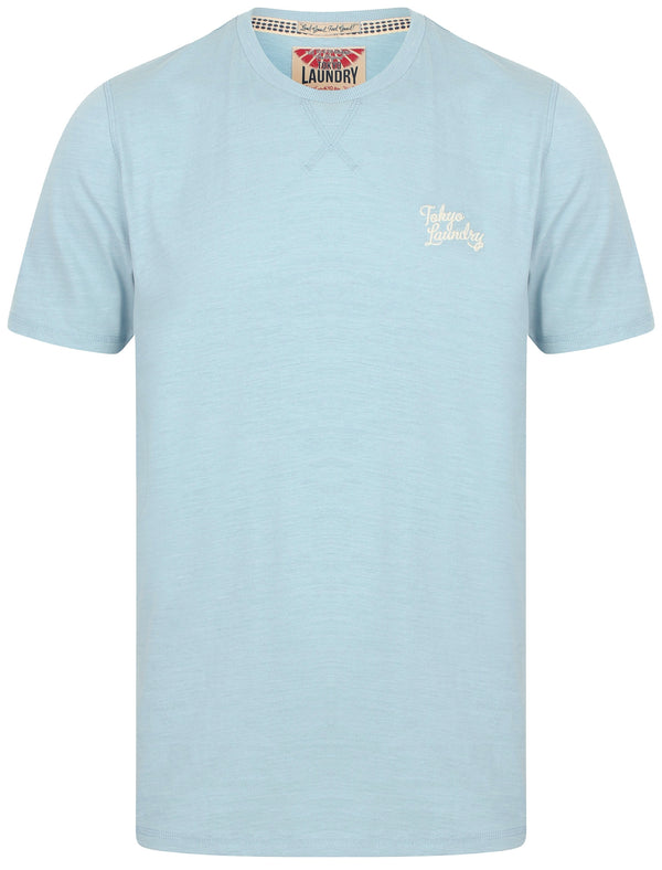 Sun Lake Cotton Crew Neck T-Shirt In Angel Falls - Tokyo Laundry