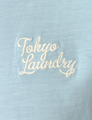 Sun Lake Cotton Crew Neck T-Shirt In Angel Falls - Tokyo Laundry