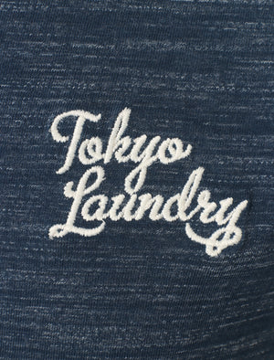Sun Lake Cotton Crew Neck T-Shirt In Navy - Tokyo Laundry