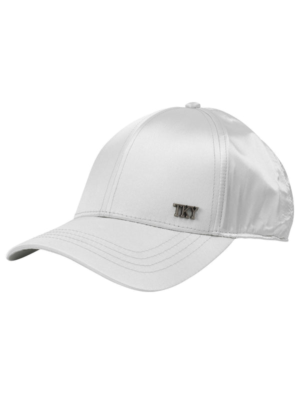 Swift Satin Panel Cap In Silver - Tokyo Laundry