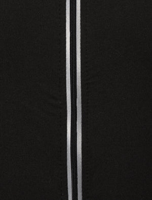 Swoopes Panelled Running Jacket in Black - Tokyo Laundry Active