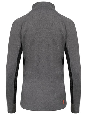 Swoopes Panelled Running Jacket in Grey Grindle - Tokyo Laundry Active